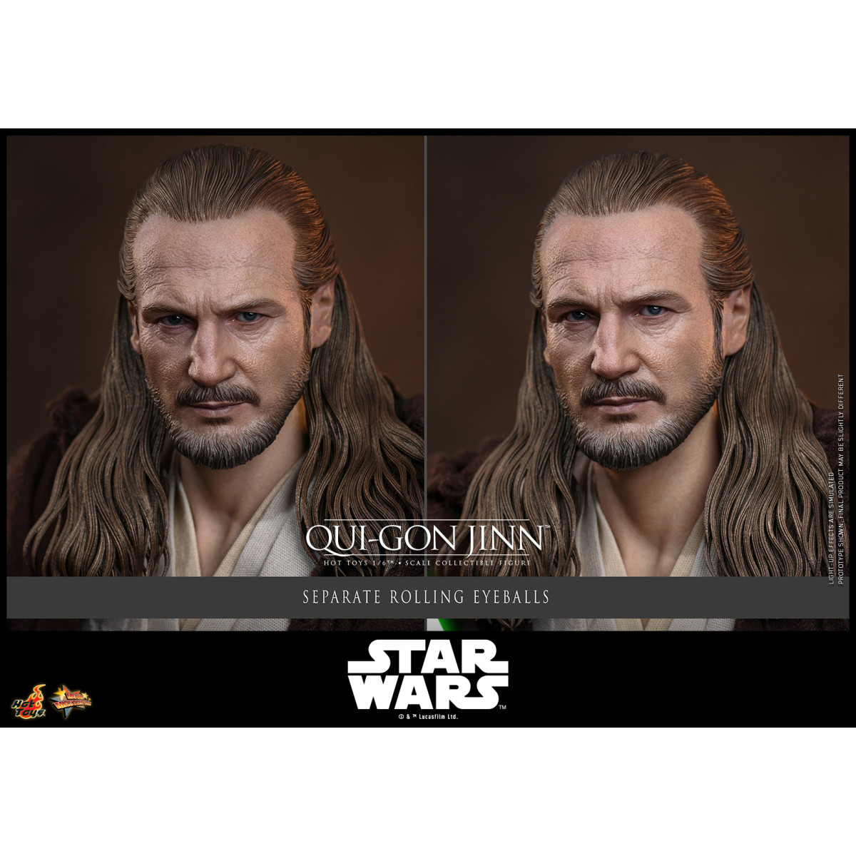 Hot Toys Star Wars La Amenaza Fantasma - Qui-Gon Jinn 1/6 MMS880