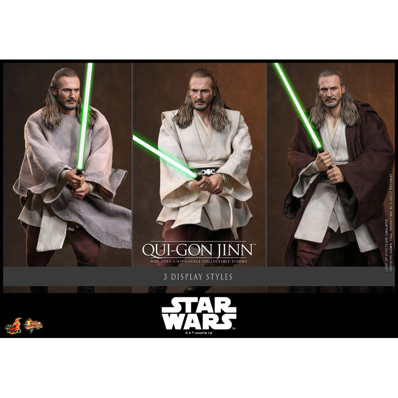 Hot Toys Star Wars La Amenaza Fantasma - Qui-Gon Jinn 1/6 MMS880