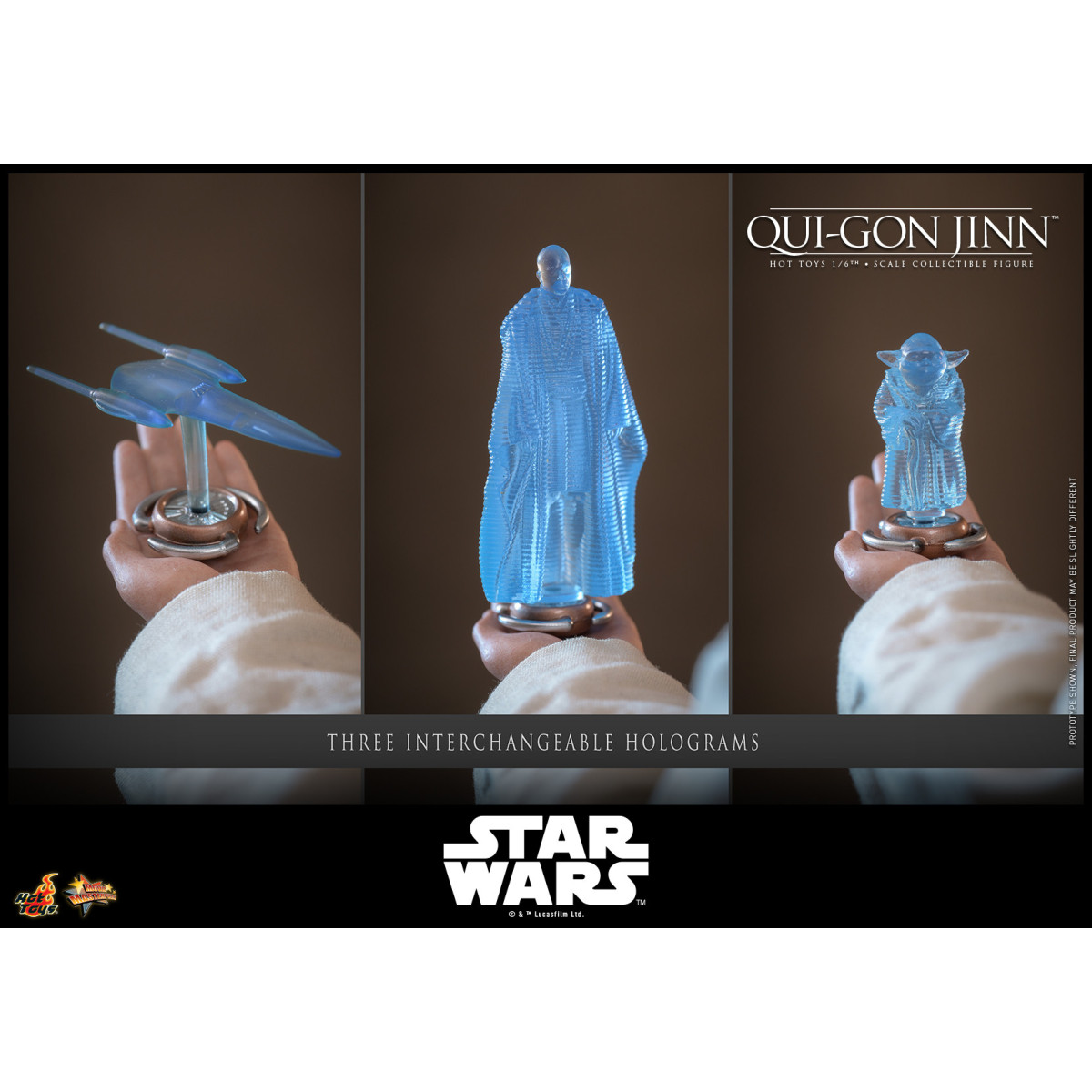 Hot Toys Star Wars La Amenaza Fantasma - Qui-Gon Jinn 1/6 MMS880