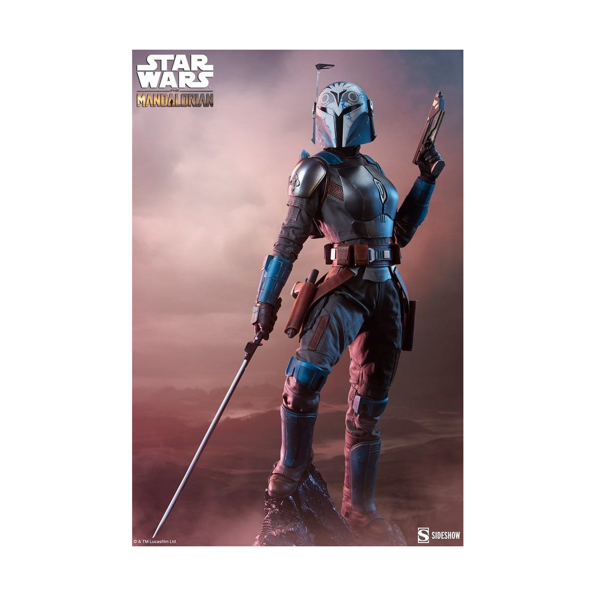Sideshow Star Wars - Bo-Katan Kryze (Edición Coleccionista) Premium Format Mixed Media 1/4 - The Mandalorian