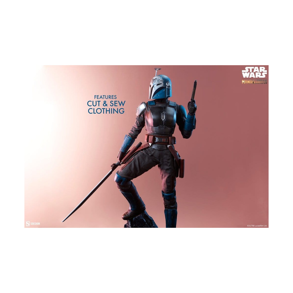 Sideshow Star Wars - Bo-Katan Kryze (Edición Coleccionista) Premium Format Mixed Media 1/4 - The Mandalorian