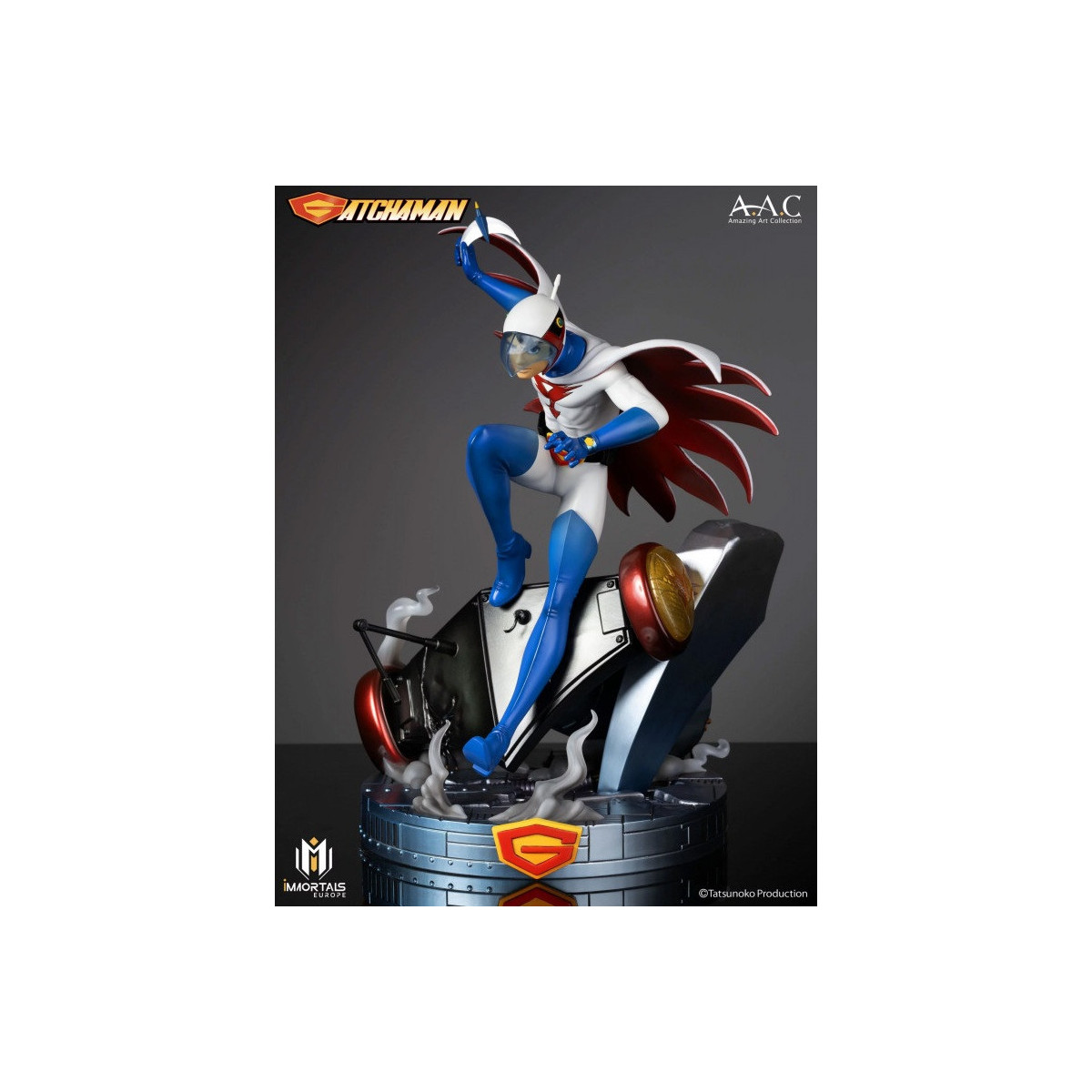 Immortals Collectibles Gatachman - Ken El Águila El Líder Del Equipo Ninja De La Ciencia - Amazing Art Collection 1/7