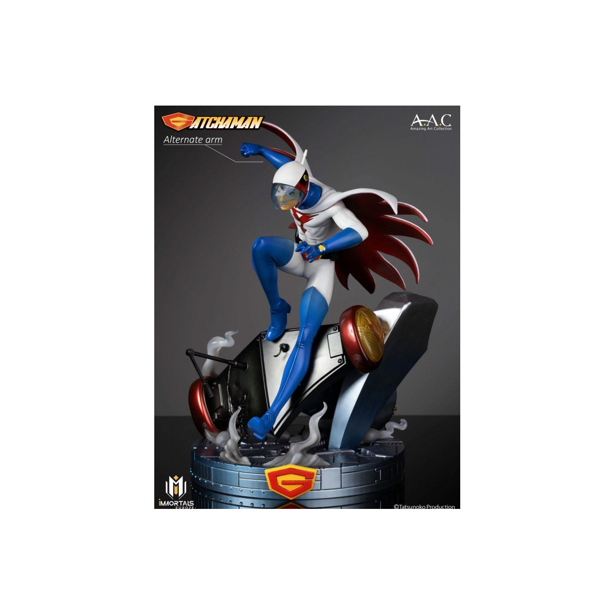 Immortals Collectibles Gatachman - Ken El Águila El Líder Del Equipo Ninja De La Ciencia - Amazing Art Collection 1/7