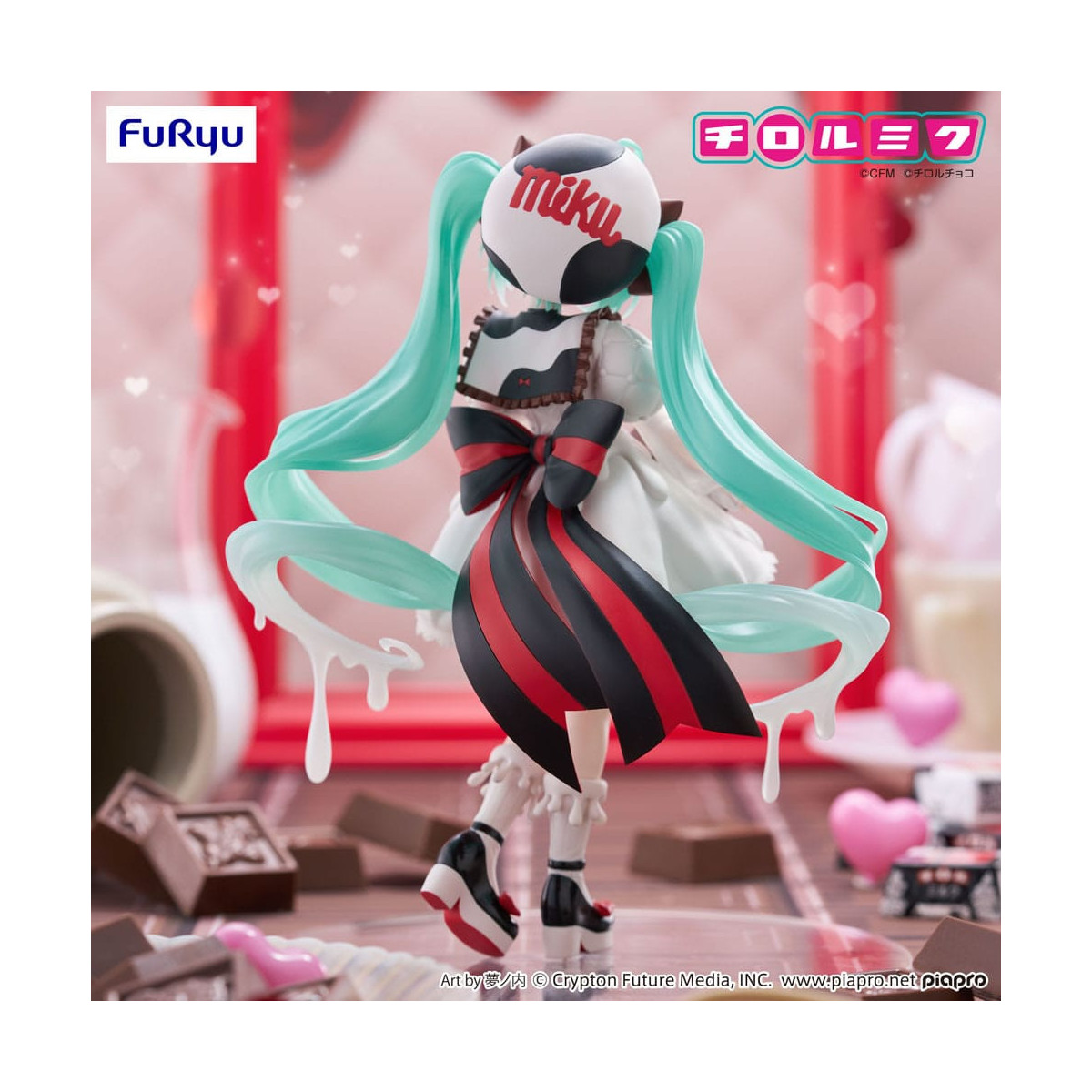 Furyu Trio-Try-iT - Hatsune Miku Milk Ver. - Hatsune Miku x Tirol Choco