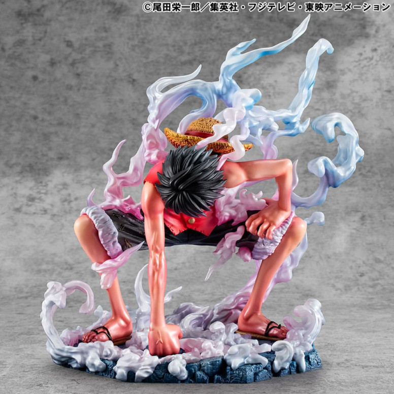 Megahouse One Piece Retrato De Piratas - P.O.P. Monkey D. Luffy Gear 2 Edición Limitada