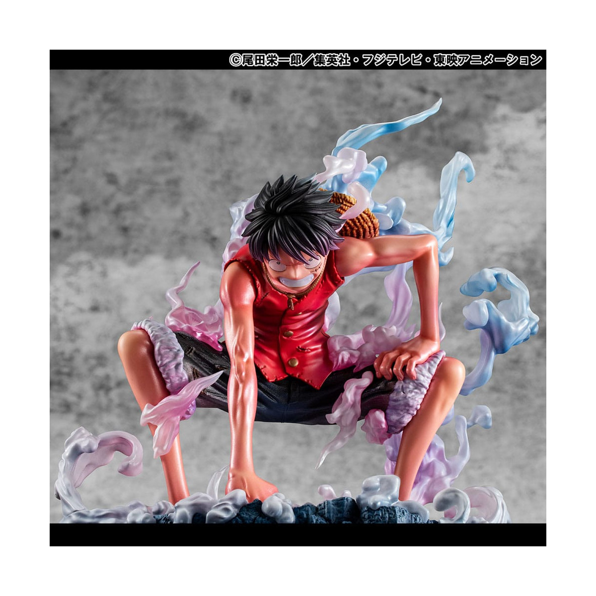 Megahouse One Piece Retrato De Piratas - P.O.P. Monkey D. Luffy Gear 2 Edición Limitada