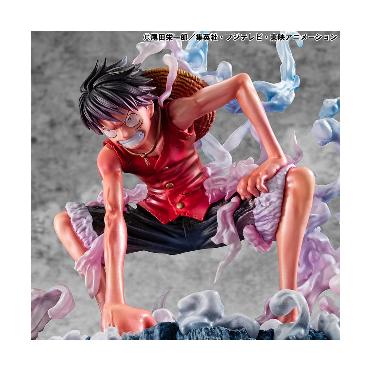 Megahouse One Piece Retrato De Piratas - P.O.P. Monkey D. Luffy Gear 2 Edición Limitada
