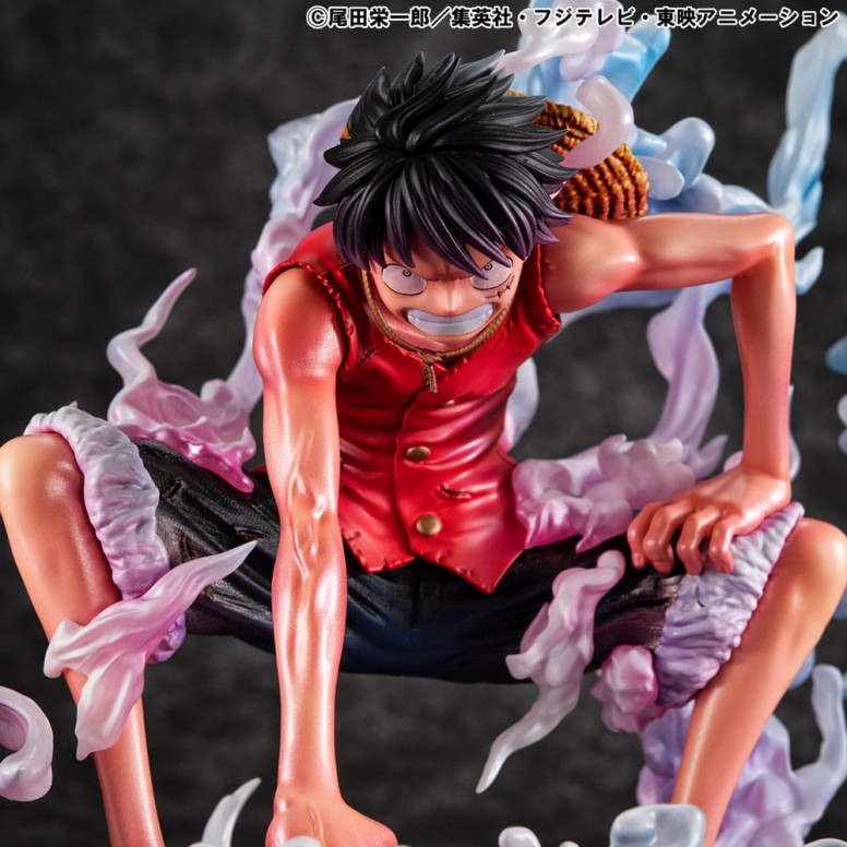 Megahouse One Piece Retrato De Piratas - P.O.P. Monkey D. Luffy Gear 2 Edición Limitada