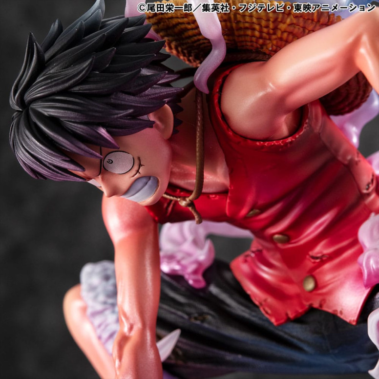 Megahouse One Piece Retrato De Piratas - P.O.P. Monkey D. Luffy Gear 2 Edición Limitada