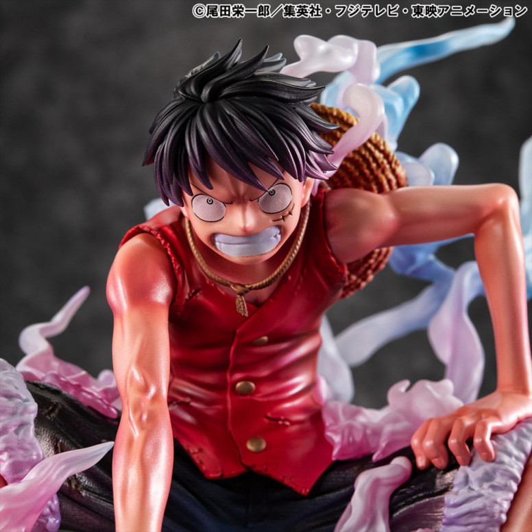 Megahouse One Piece Retrato De Piratas - P.O.P. Monkey D. Luffy Gear 2 Edición Limitada
