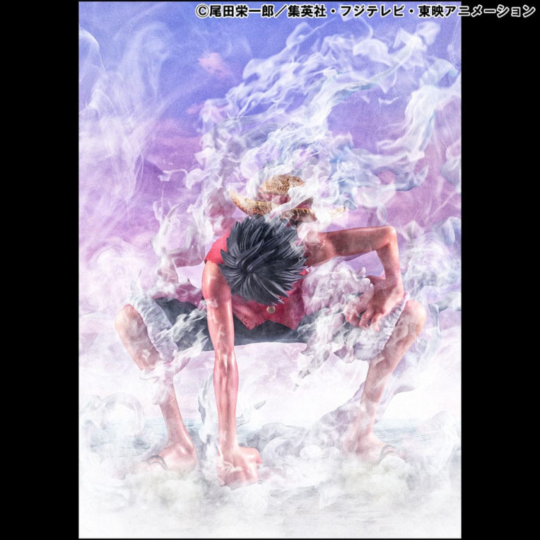 Megahouse One Piece Retrato De Piratas - P.O.P. Monkey D. Luffy Gear 2 Edición Limitada