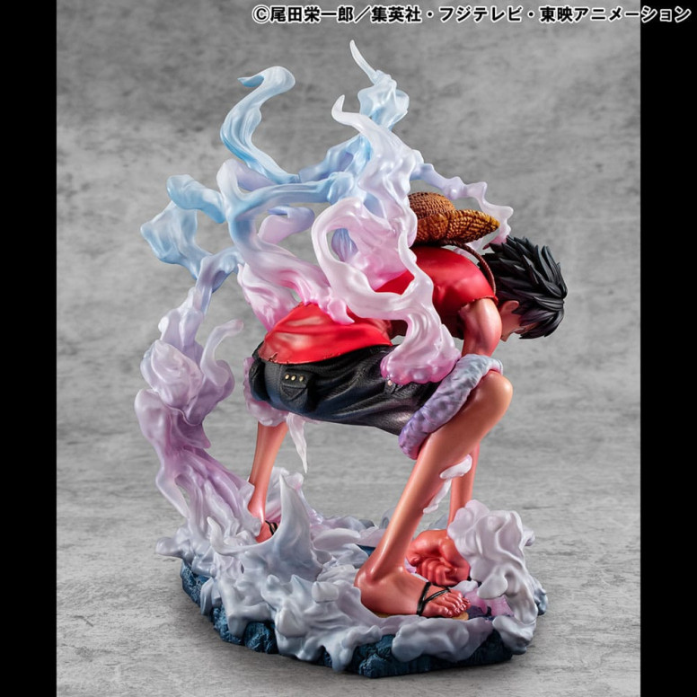 Megahouse One Piece Retrato De Piratas - P.O.P. Monkey D. Luffy Gear 2 Edición Limitada