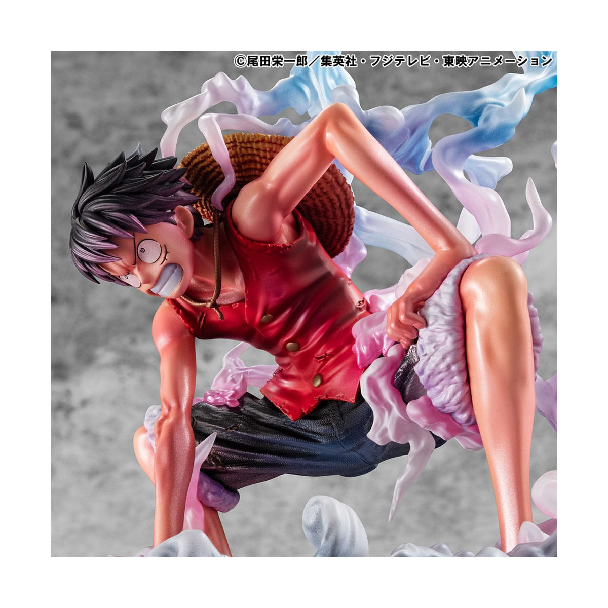 Megahouse One Piece Retrato De Piratas - P.O.P. Monkey D. Luffy Gear 2 Edición Limitada
