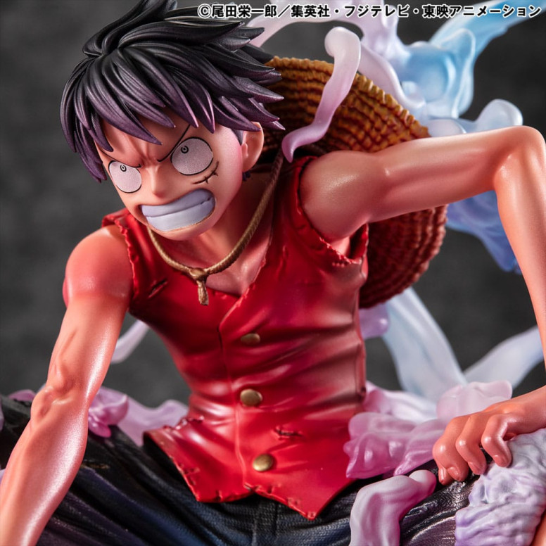 Megahouse One Piece Retrato De Piratas - P.O.P. Monkey D. Luffy Gear 2 Edición Limitada