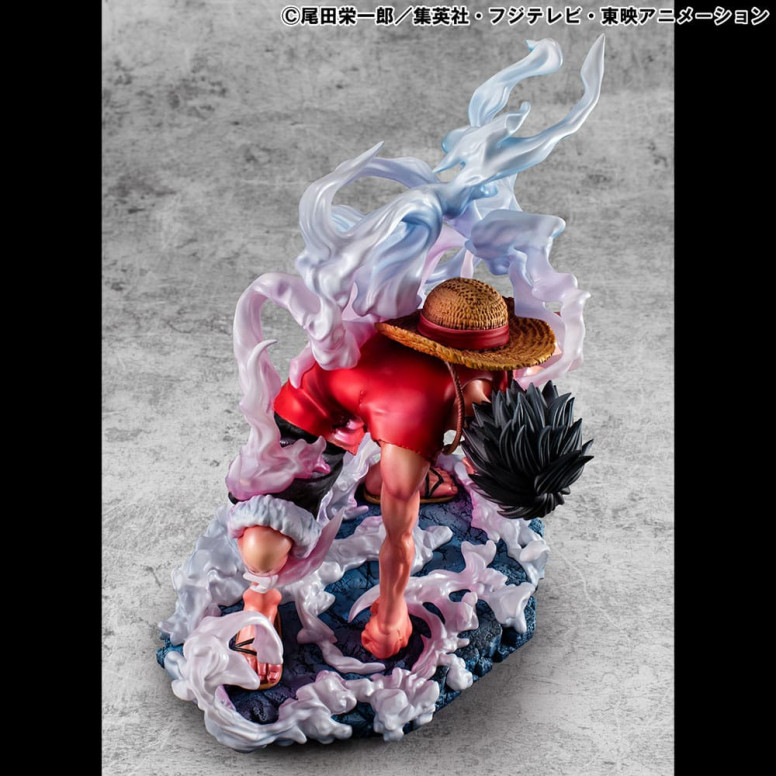 Megahouse One Piece Retrato De Piratas - P.O.P. Monkey D. Luffy Gear 2 Edición Limitada