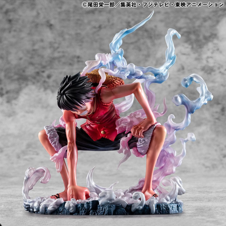 Megahouse One Piece Retrato De Piratas - P.O.P. Monkey D. Luffy Gear 2 Edición Limitada