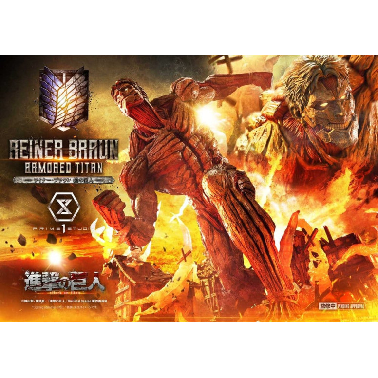 Prime 1 Studio Attack on Titan (Tv Animation) Reiner Braun Titán Blindado - Ultimate Diorama Masterline series