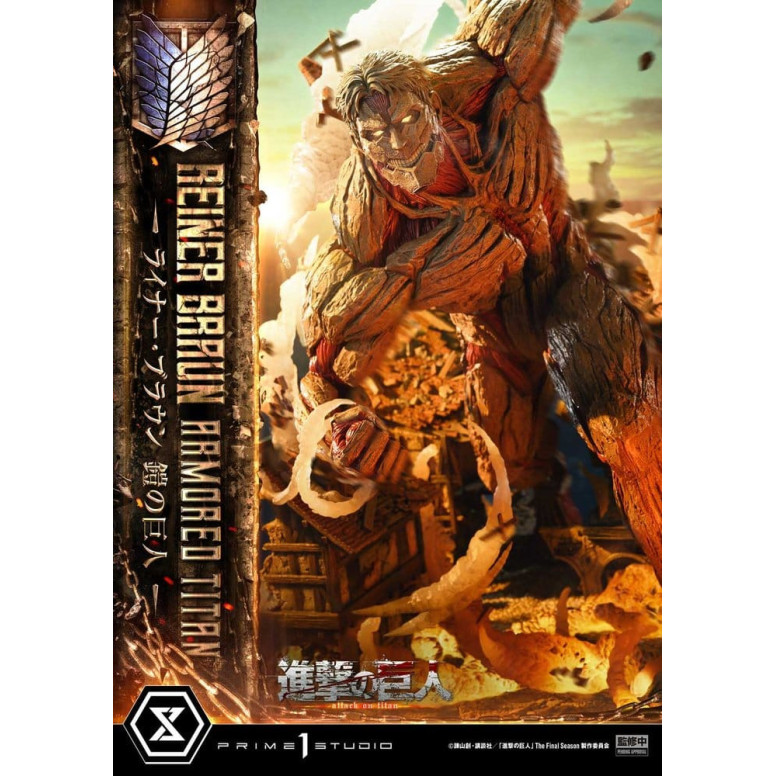 Prime 1 Studio Attack on Titan (Tv Animation) Reiner Braun Titán Blindado - Ultimate Diorama Masterline series
