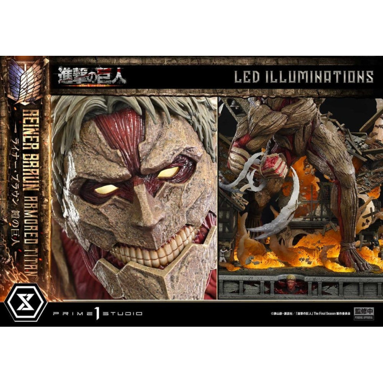 Prime 1 Studio Attack on Titan (Tv Animation) Reiner Braun Titán Blindado - Ultimate Diorama Masterline series