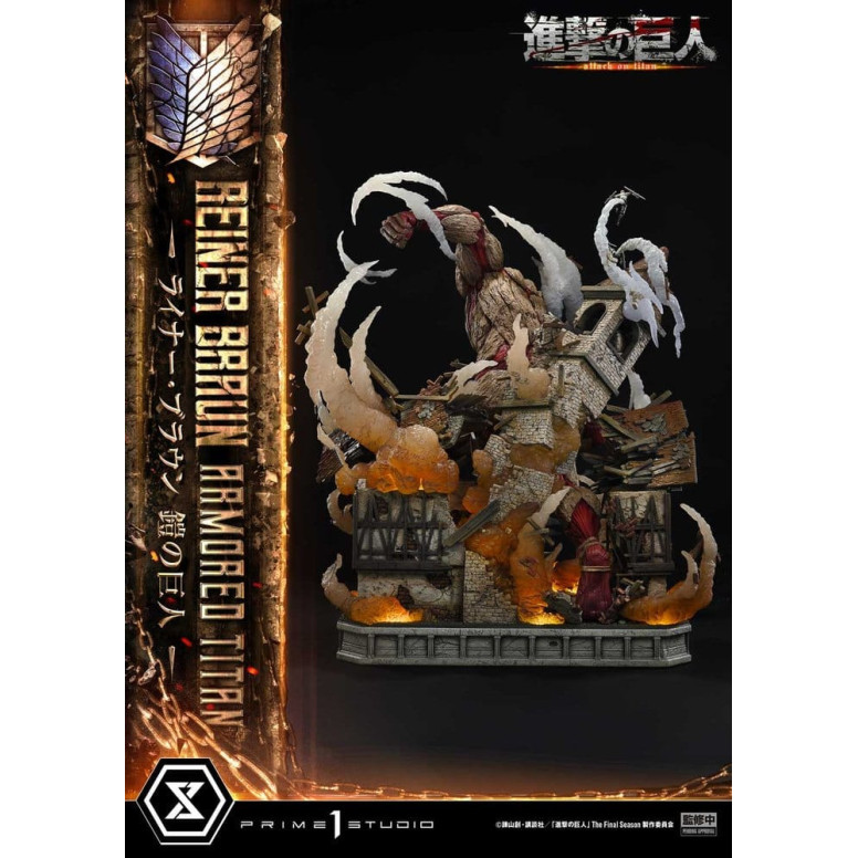 Prime 1 Studio Attack on Titan (Tv Animation) Reiner Braun Titán Blindado - Ultimate Diorama Masterline series