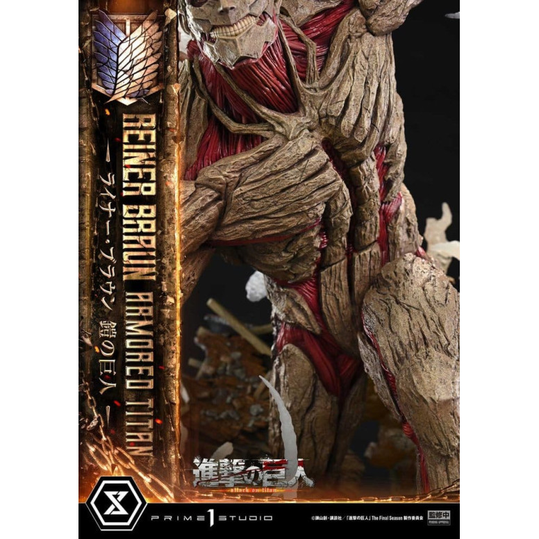 Prime 1 Studio Attack on Titan (Tv Animation) Reiner Braun Titán Blindado - Ultimate Diorama Masterline series