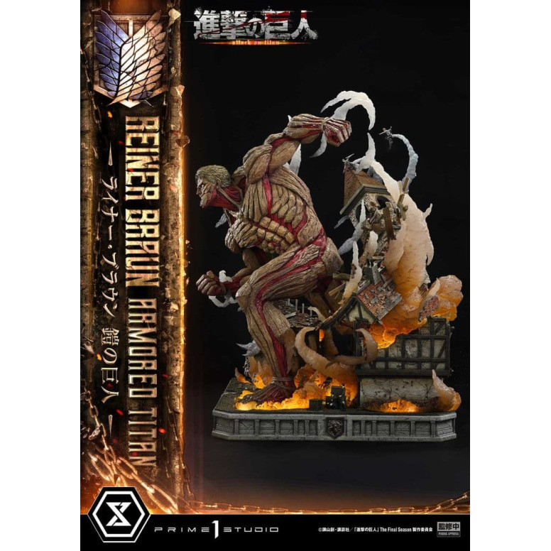 Prime 1 Studio Attack on Titan (Tv Animation) Reiner Braun Titán Blindado - Ultimate Diorama Masterline series