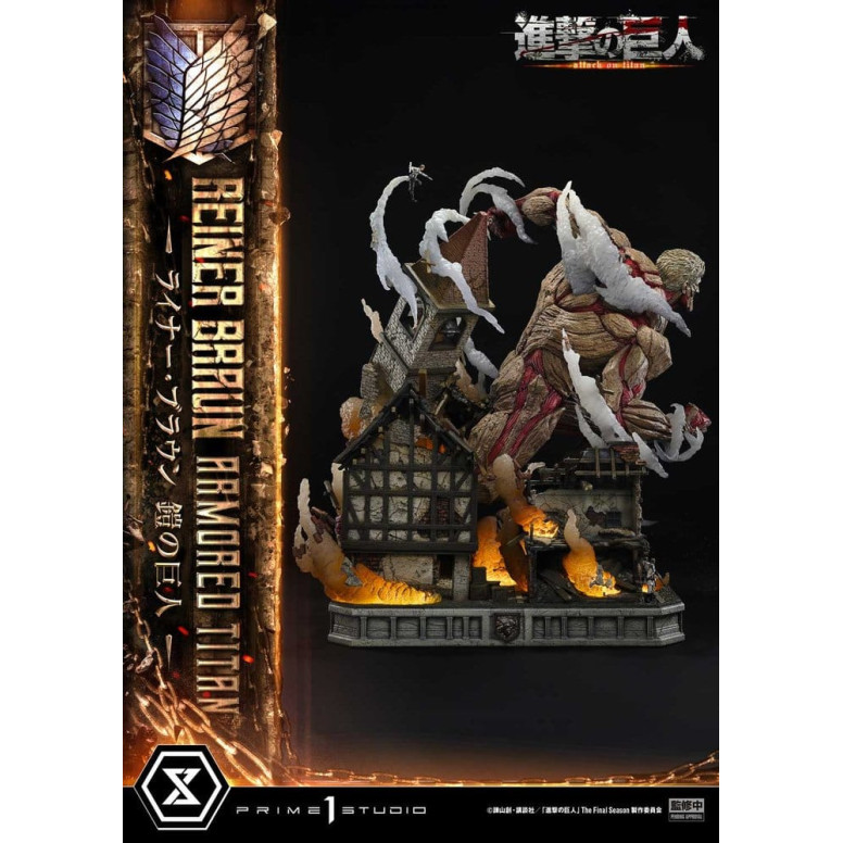 Prime 1 Studio Attack on Titan (Tv Animation) Reiner Braun Titán Blindado - Ultimate Diorama Masterline series