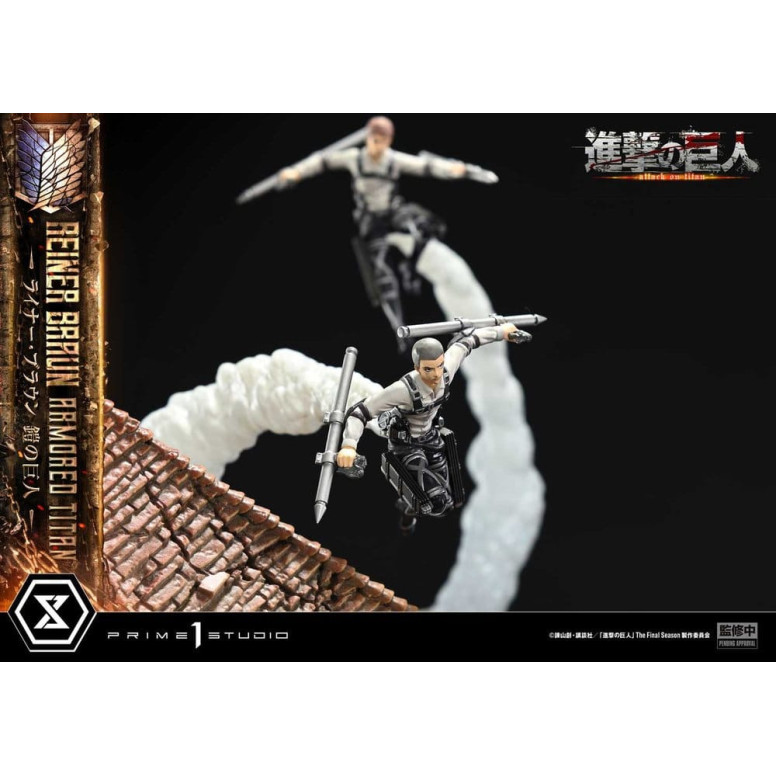Prime 1 Studio Attack on Titan (Tv Animation) Reiner Braun Titán Blindado - Ultimate Diorama Masterline series