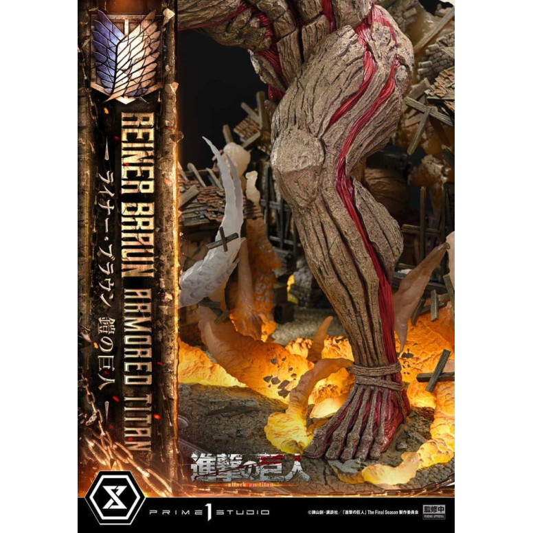 Prime 1 Studio Attack on Titan (Tv Animation) Reiner Braun Titán Blindado - Ultimate Diorama Masterline series