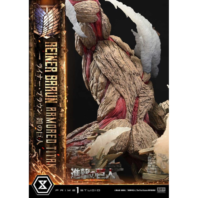 Prime 1 Studio Attack on Titan (Tv Animation) Reiner Braun Titán Blindado - Ultimate Diorama Masterline series
