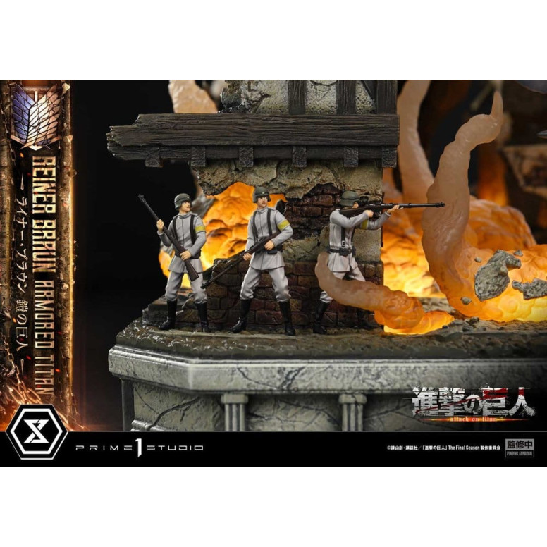 Prime 1 Studio Attack on Titan (Tv Animation) Reiner Braun Titán Blindado - Ultimate Diorama Masterline series
