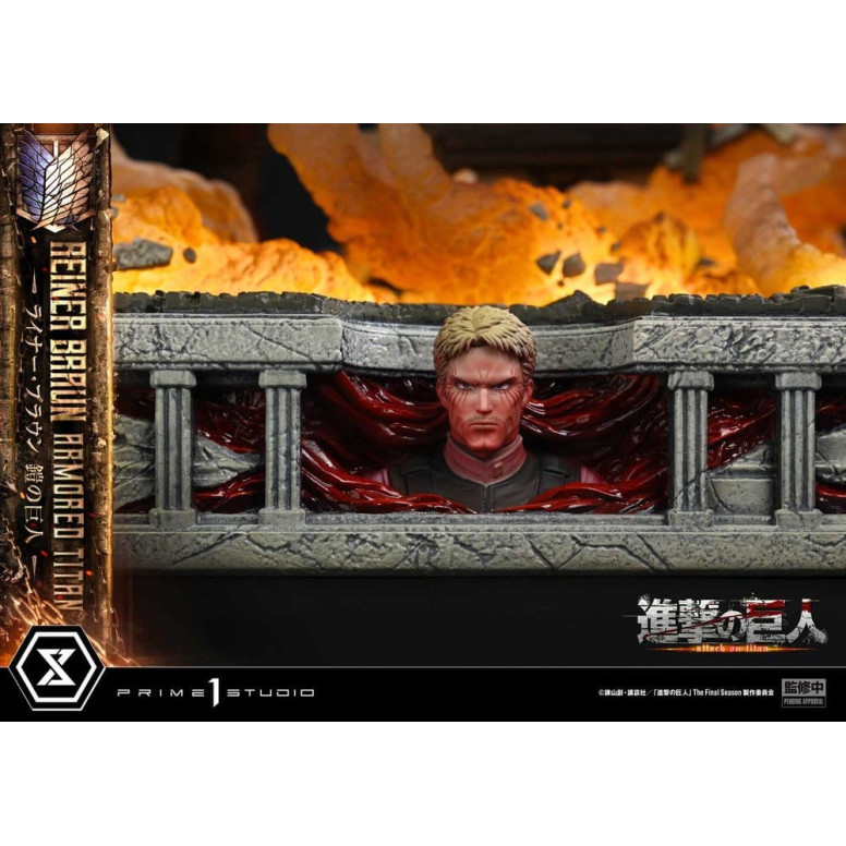 Prime 1 Studio Attack on Titan (Tv Animation) Reiner Braun Titán Blindado - Ultimate Diorama Masterline series