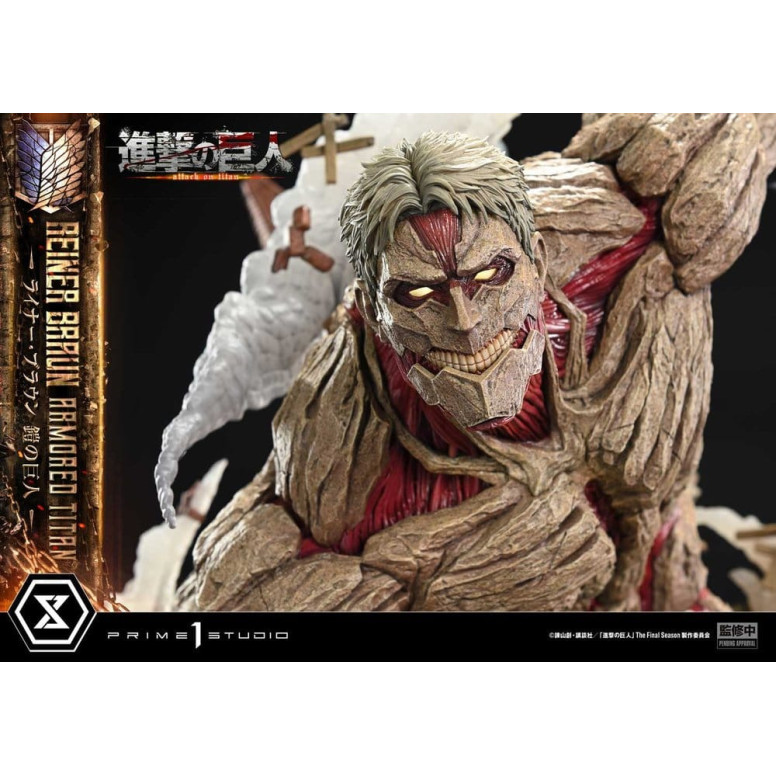 Prime 1 Studio Attack on Titan (Tv Animation) Reiner Braun Titán Blindado - Ultimate Diorama Masterline series