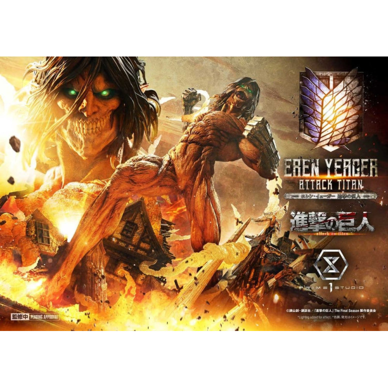 Prime 1 Studio Attack on Titan (Tv Animation) Eren Yeager Attack Titan - Ultimate Diorama Masterline series