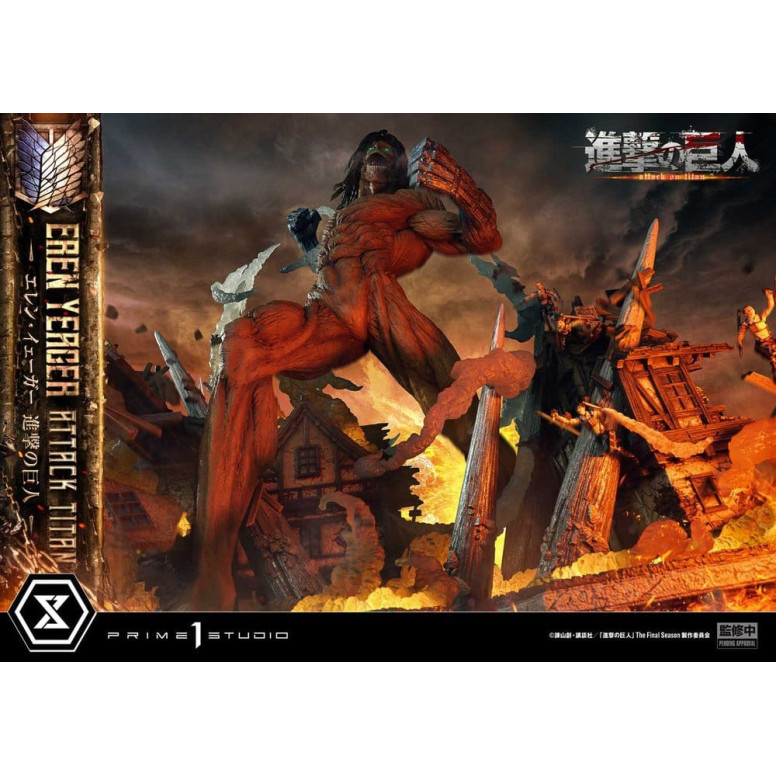 Prime 1 Studio Attack on Titan (Tv Animation) Eren Yeager Attack Titan - Ultimate Diorama Masterline series