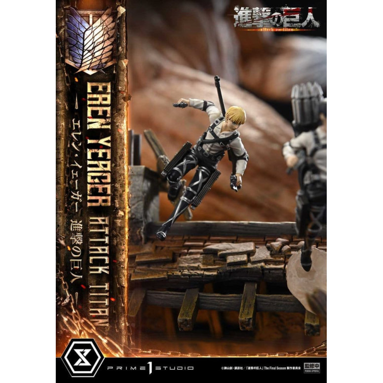 Prime 1 Studio Attack on Titan (Tv Animation) Eren Yeager Attack Titan - Ultimate Diorama Masterline series