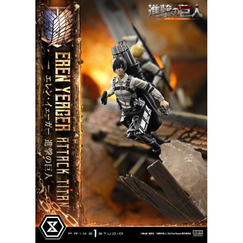 Prime 1 Studio Attack on Titan (Tv Animation) Eren Yeager Attack Titan - Ultimate Diorama Masterline series