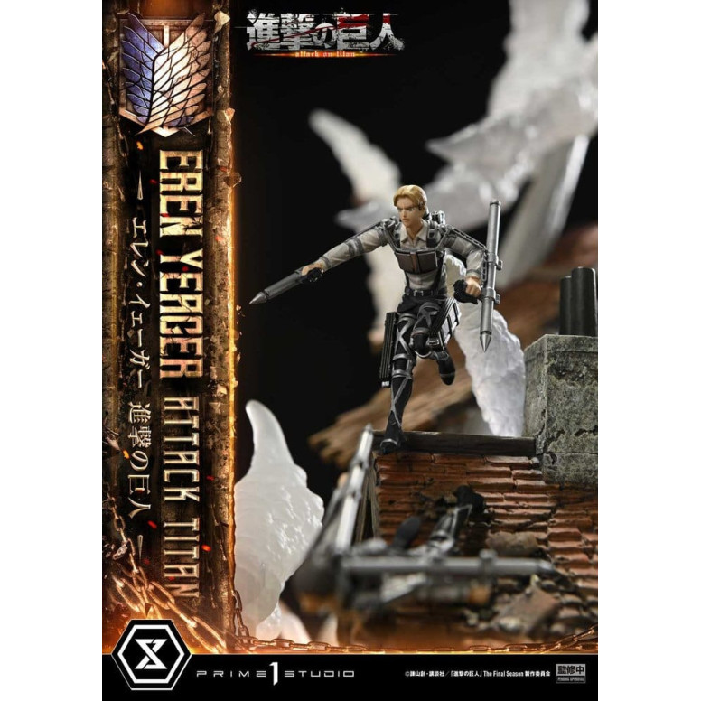 Prime 1 Studio Attack on Titan (Tv Animation) Eren Yeager Attack Titan - Ultimate Diorama Masterline series