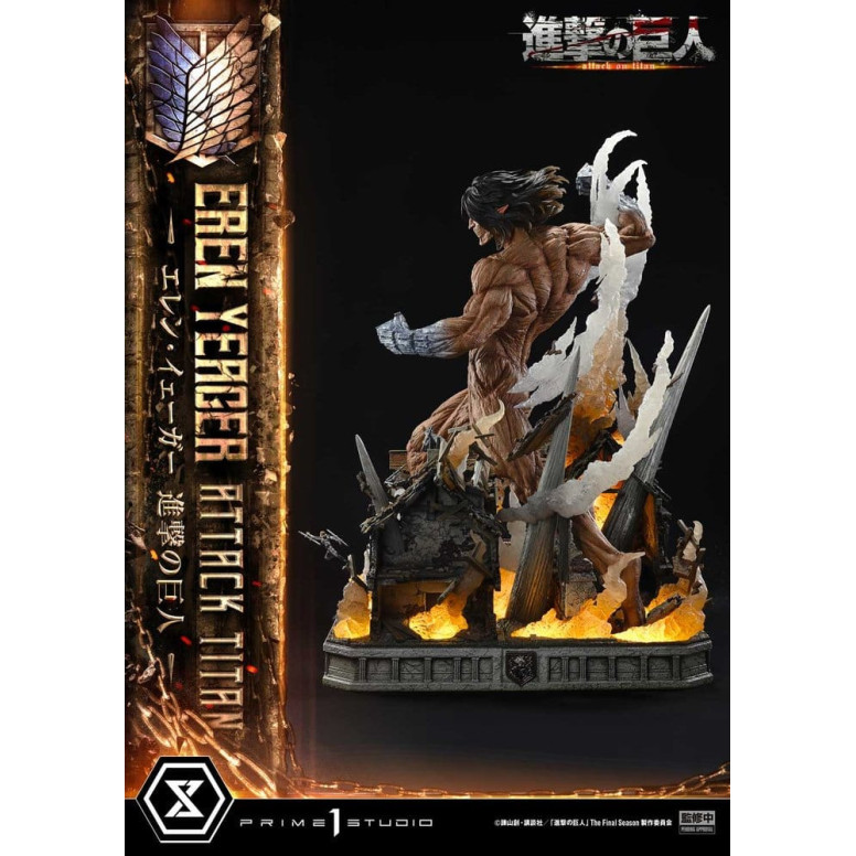 Prime 1 Studio Attack on Titan (Tv Animation) Eren Yeager Attack Titan - Ultimate Diorama Masterline series