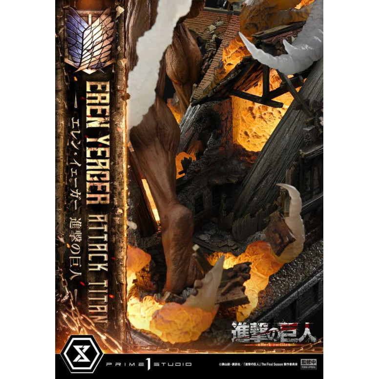 Prime 1 Studio Attack on Titan (Tv Animation) Eren Yeager Attack Titan - Ultimate Diorama Masterline series