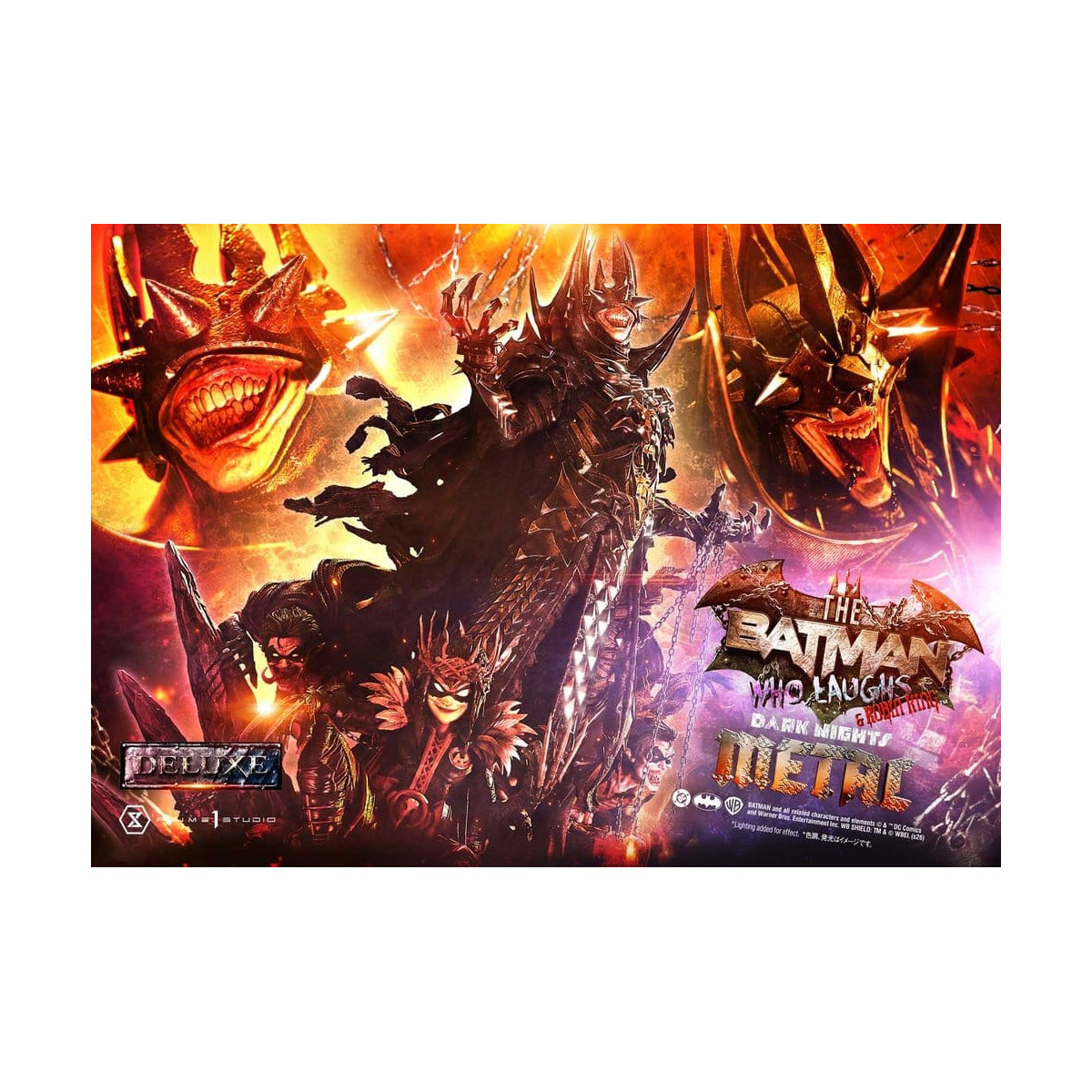 Prime 1 Studio - Museum Masterline 1/3 - The Batman Who Laughs & Robin King Deluxe Version - Noches Oscuras: Death Metal