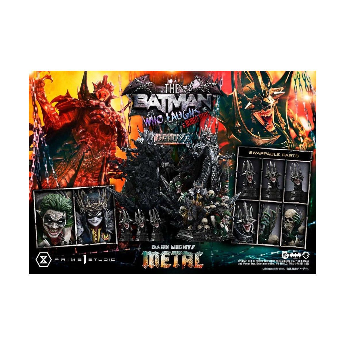 Prime 1 Studio - Museum Masterline 1/3 - The Batman Who Laughs & Robin King Deluxe Version - Noches Oscuras: Death Metal