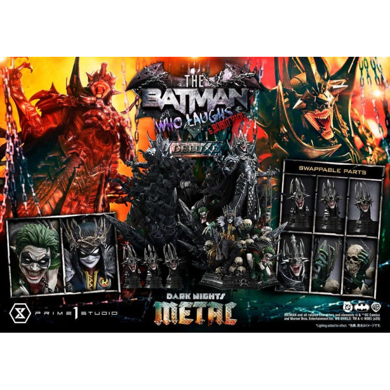 Prime 1 Studio - Museum Masterline 1/3 - The Batman Who Laughs & Robin King Deluxe Version - Noches Oscuras: Death Metal