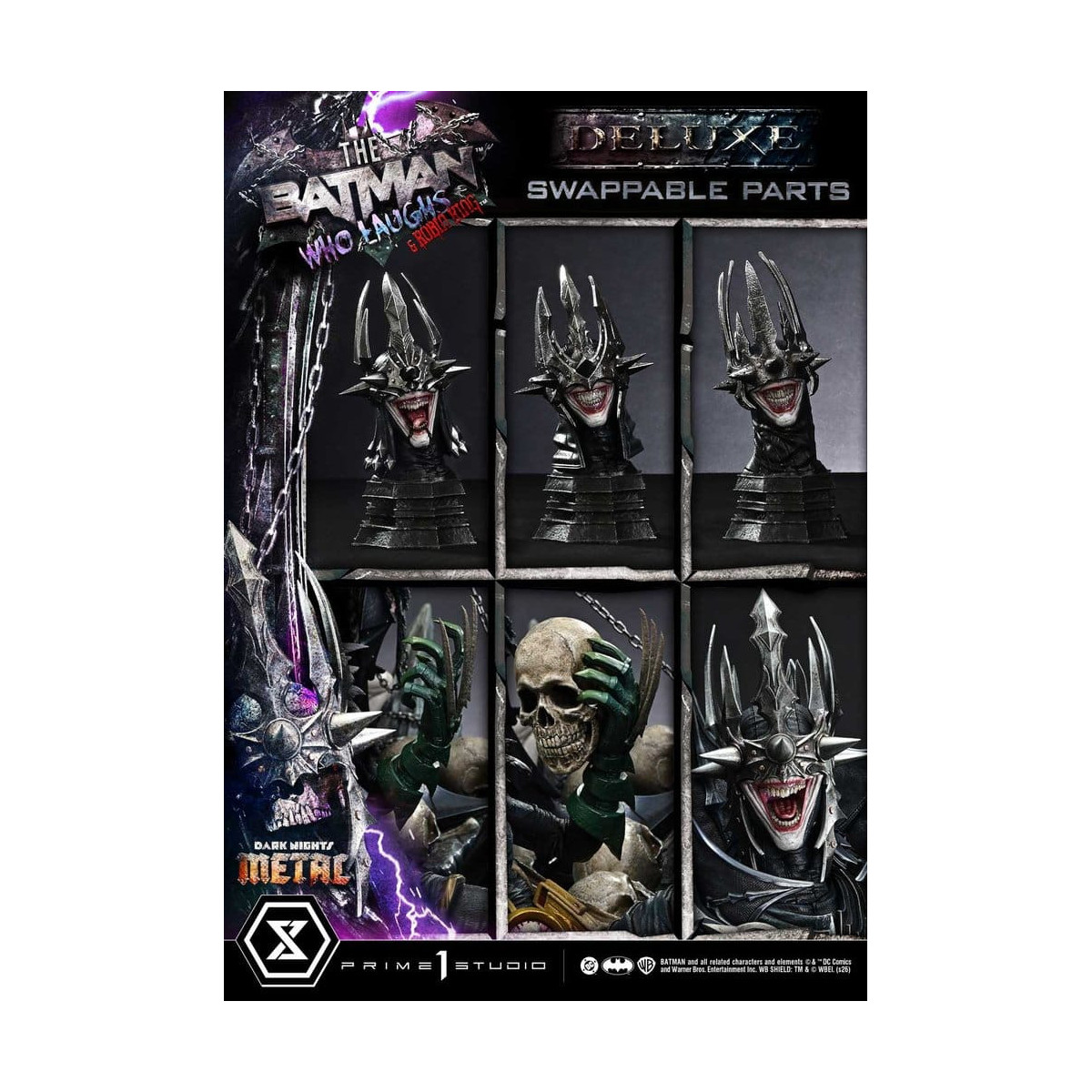 Prime 1 Studio - Museum Masterline 1/3 - The Batman Who Laughs & Robin King Deluxe Version - Noches Oscuras: Death Metal