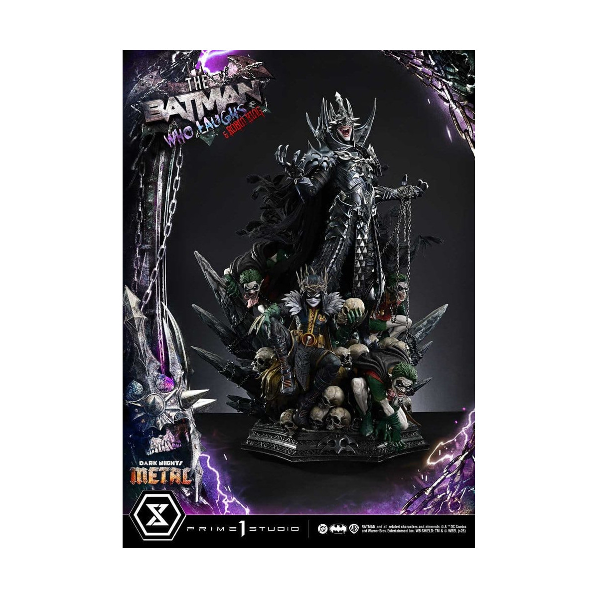 Prime 1 Studio - Museum Masterline 1/3 - The Batman Who Laughs & Robin King Deluxe Version - Noches Oscuras: Death Metal