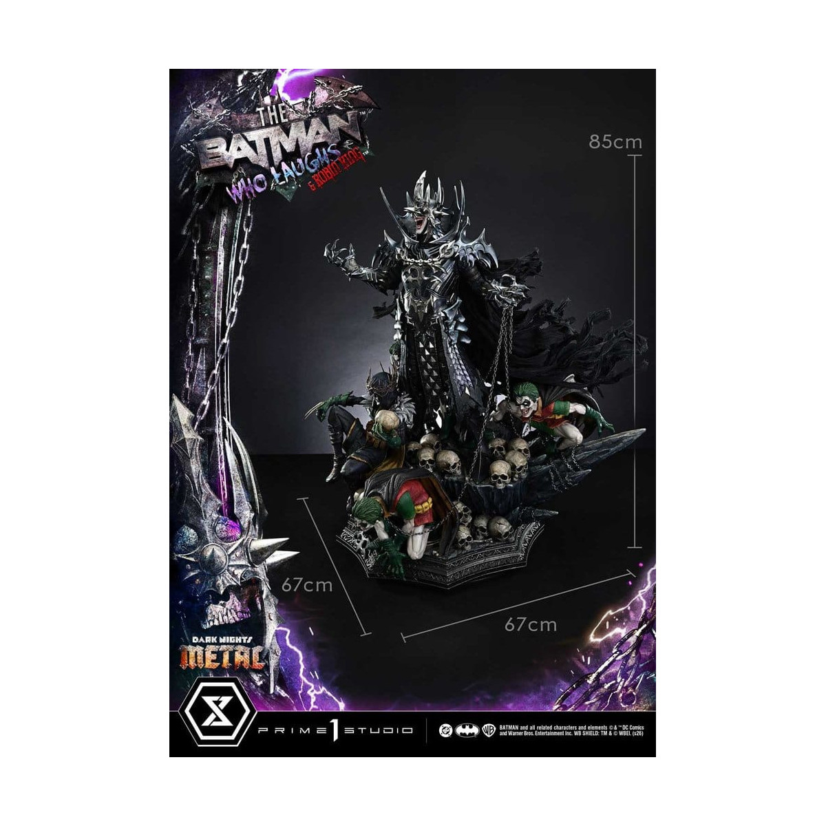 Prime 1 Studio - Museum Masterline 1/3 - The Batman Who Laughs & Robin King Deluxe Version - Noches Oscuras: Death Metal