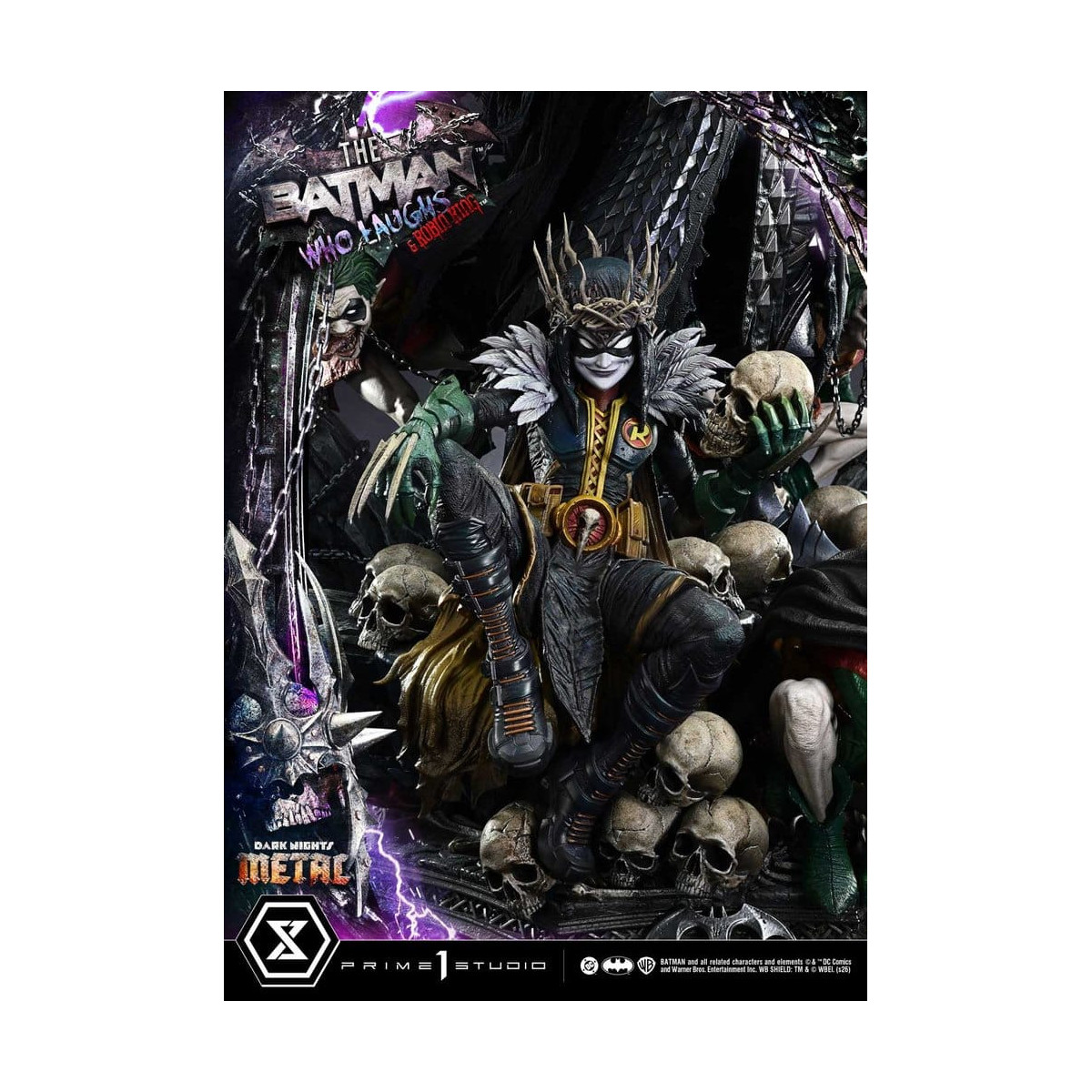 Prime 1 Studio - Museum Masterline 1/3 - El Batman que ríe & Robin King - Noches oscuras: Death Metal