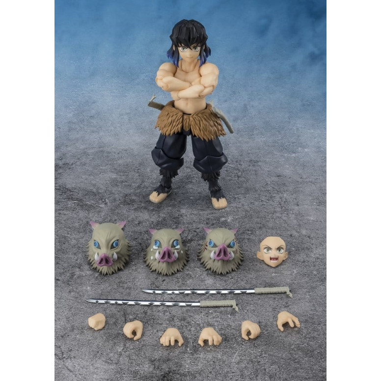 Tamashii Bandai - Inosuke Hashibira - Guardianes de la Noche (Kimetsu no Yaiba) SH Figuarts SHF