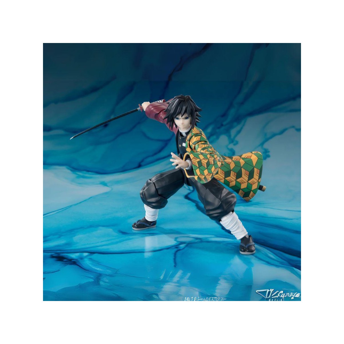 Tamashii Bandai - Giyu Tomioka - Cazadora de demonios SH Figuarts SHF
