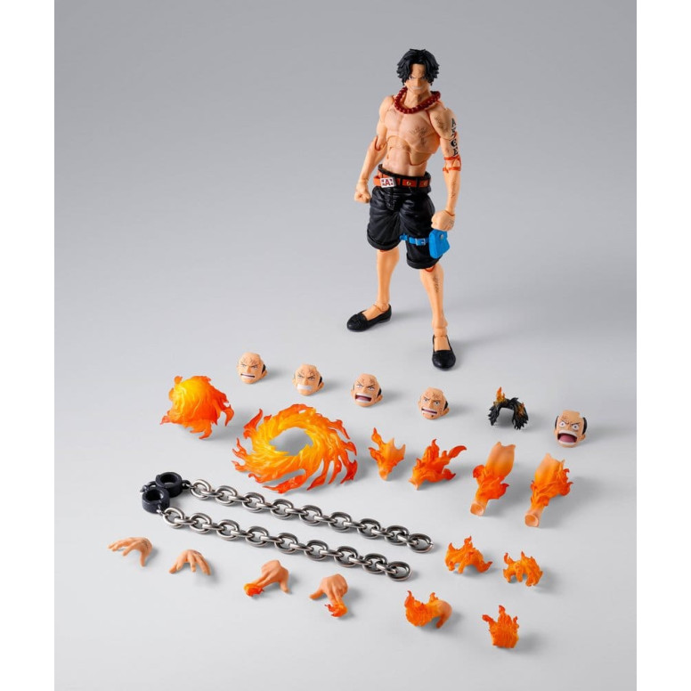 Tamashii Bandai One Piece - Portgas D. Ace - Marineford - S.H. Figuarts SHF